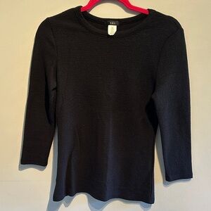 🌸Classic Black Crew Neck Sweater